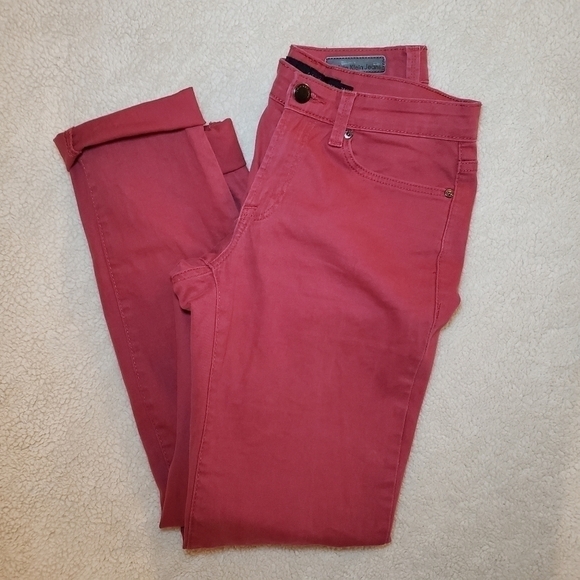 Calvin Klien Red Jean Ultimate Skinny - Picture 1 of 6